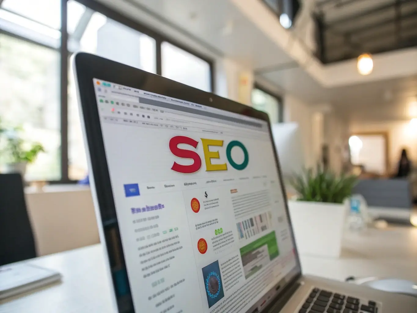 An image of the Yoast SEO plugin interface, emphasizing its features for optimizing website content for search engines and improving online visibility.