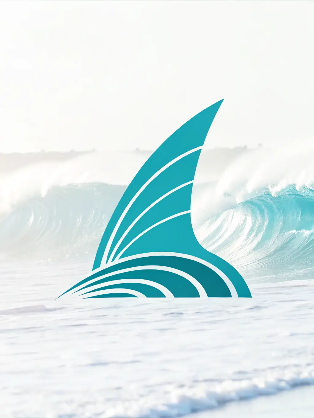 A digital illustration of the Surfshark logo with a stylized shark fin, symbolizing its focus on privacy and affordability, against a background of interconnected nodes.