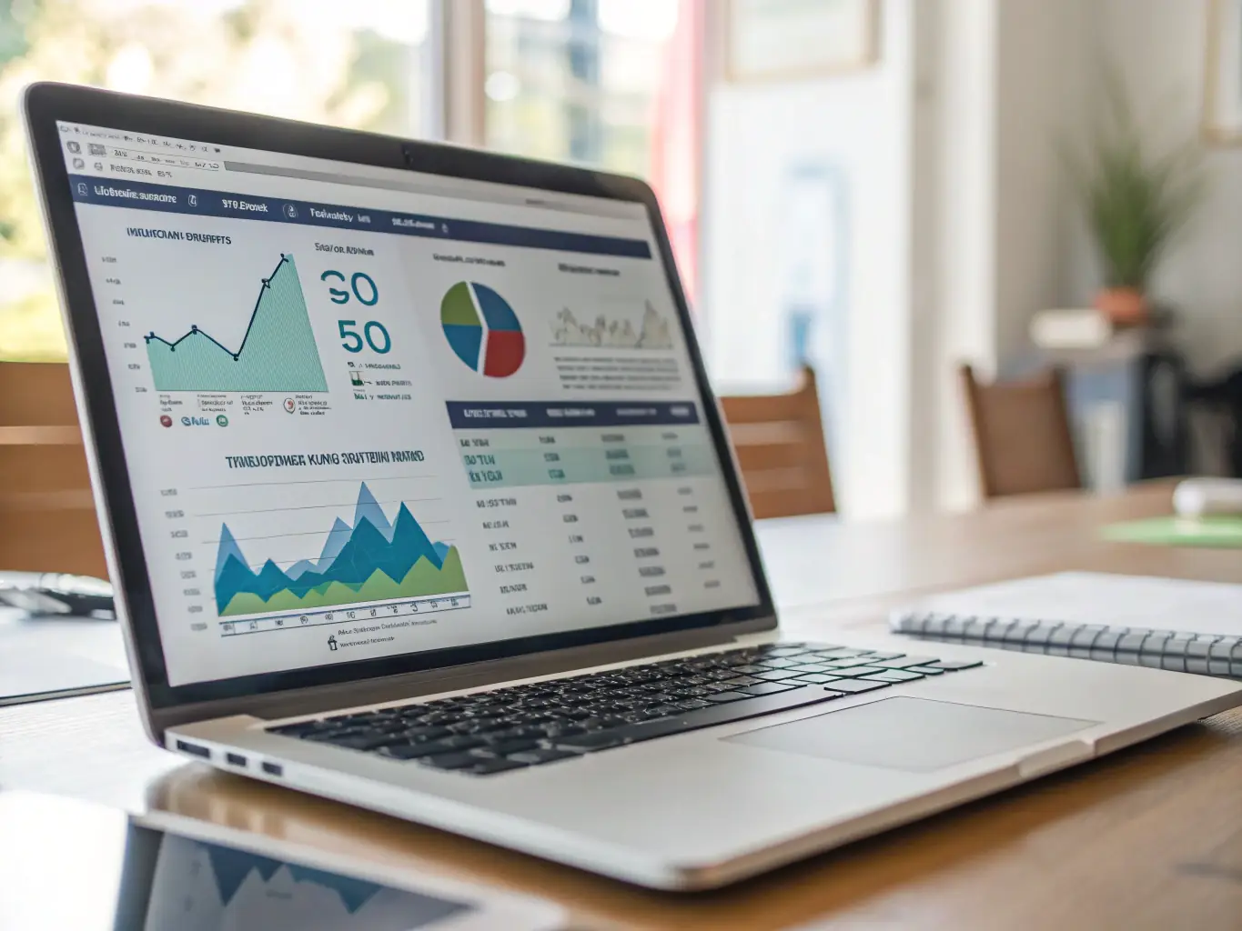 A dashboard displaying A/B testing results, showing two different versions of a webpage and their respective conversion rates, highlighting the ability to test and optimize for better performance.